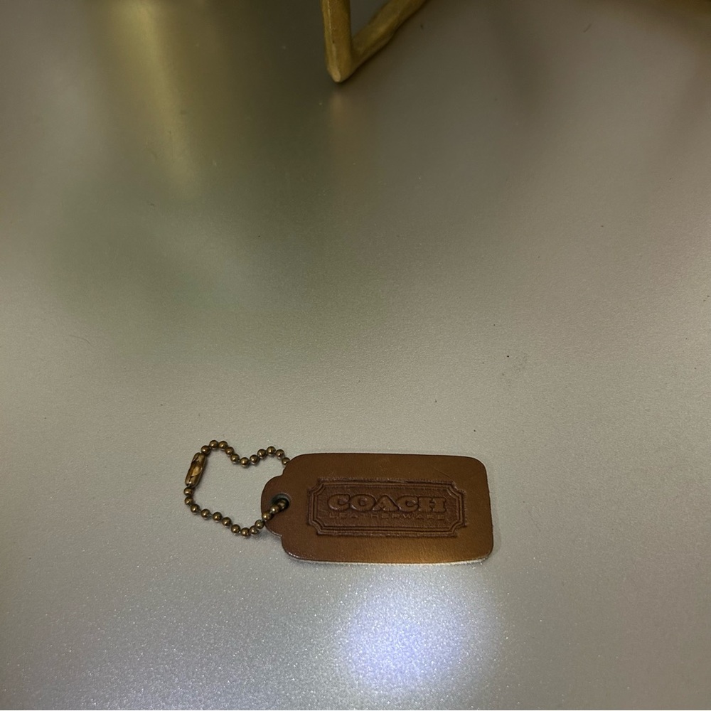 Coach Vintage Hangtag TABAC color
